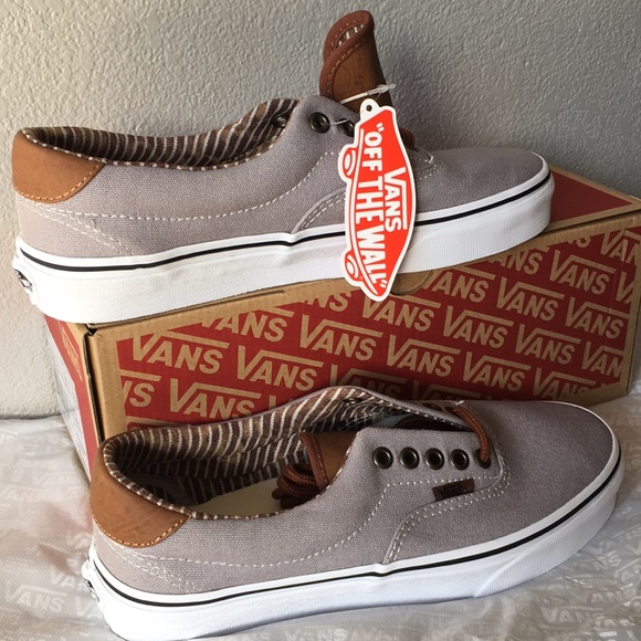 Vans | Shoes | Vans Era 59 Cl Silver Sconcestripe Denim | Poshmark